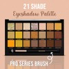 Profusion Cosmetics 21 Sombras PLT Ojos Gold Rush Paleta Vegano