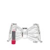 COOLOYA Women's Bow Acrylic Clutch Purses Mini Metallic Handbag Evening