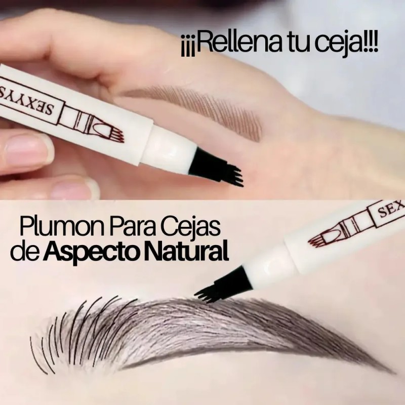 Plumón Para Ceja Microblading Aspecto Narutal 1 Pz Delgado F