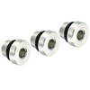 PATIKIL M10*1.25 Internal Hex Head Pipe Fitting Plug, 3 Pack