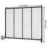 Fire Beauty Flat Panel Fireplace Screen Spark Guard Wrought Metal