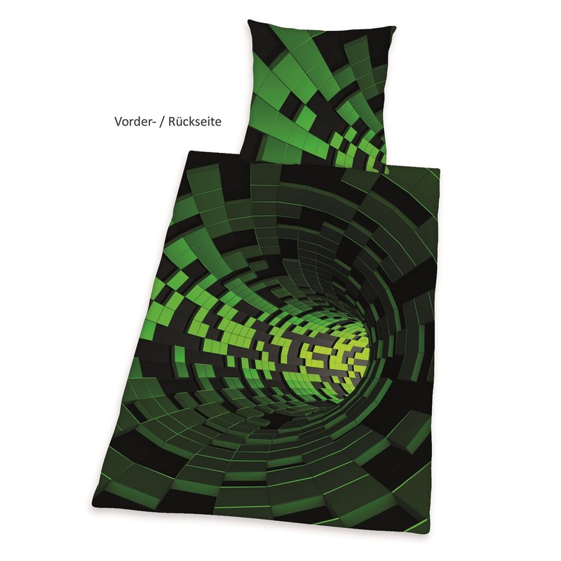 Herding 3D Effect Bed Linen Set, Pillowcase 80 x 80