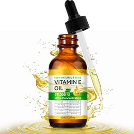 Vitamin E Oil for Scars 2.02 FL OZ- All Natural & Vegan Skin Moisturizer