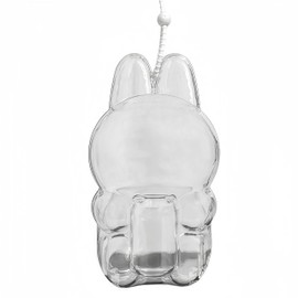 XHTTFDC for 17cm Doll Protective Case,6.7in Portable dust-Proof mini Doll Transparent Display Box, Blind Box Doll Plastic Protective Cover，Plush Toy Storage(Sitting Position)