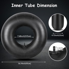 20x8.00-8 Inner Tube,20x8-8,20x10.00-8 Tire Tube,20x10-8 for Lawn Mower,Golf Cart,Garden Tractors,Motorcycles,Lawn Tractor,Wheelbarrow,with TR-4 Straight Valve Stem 4 Pack