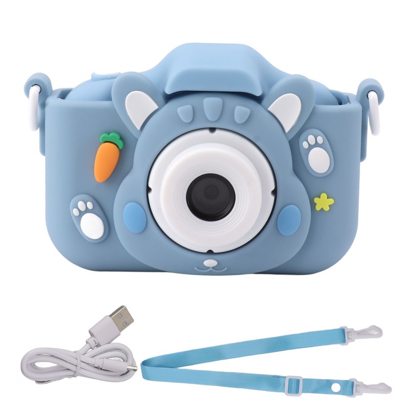 Children Camera 2in Screen AI Face Recognition Multifunctional USB Charging
