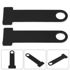 Helmet Lock Helmet Parts Standardized Design Durable for Yamaha Motorcycle Suzuki Honda (Black)