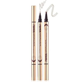 FOMIX All-in-One Eyeliner/Eyebrow Pencil Double Ended Smooth and Never Fall Off - 02# Brown