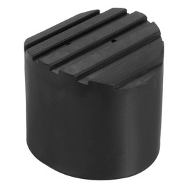 PATIKIL Ladder Non Slip Feet 3.2"/80mm, 1Pcs Rubber Round Foot Protective Mat Cushion Replacement for Telescopic Folding Extension Ladder Protection, Black