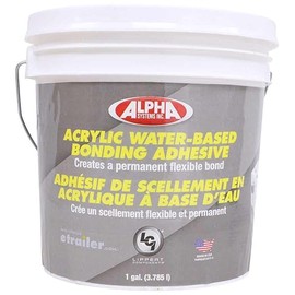 Alpha Systems 8011 Acrylic Water Based Bonding Adhesive - 1 Gallon