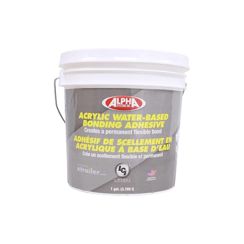 Alpha Systems 8011 Acrylic Water Based Bonding Adhesive - 1