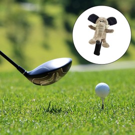 SM SunniMix Novelty Golf Club Headcover Soft Animal Wood Driver Head Cover Dust Proof Portable Funny for Women Men Golfer, Elephant