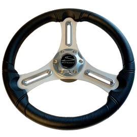 N/A Schmitt Marine Torcello 14" Wheel - 03 Series - Polyurethane Wheel w/Chrome Trim