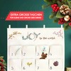Mouji® Premium Fabric Advent Calendar 2024 to Fill Yourself, Christmas