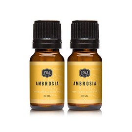 Ambrosia Premium Grade Fragrance Oil - Perfume Oil - 10ml - 2-Pack