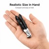 Angled Wide-Jaw Toenail Clipper for Thick Nails – Stainless Steel