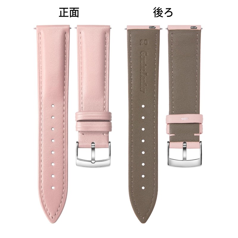 BINLUN, Leather Watch Strap, Quick Release, Leather Watch Band, Multiple