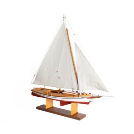 Midwest Chesapeake Bay Skipjack 1:28 Scale - Wooden Sailing Ship Model Building Kit for Adults - DIY Woodcraft Self Assembly