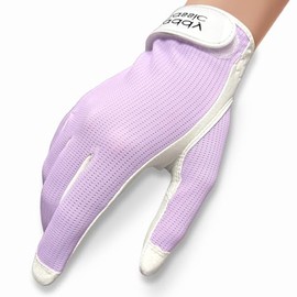 Caddy Classic Ladies Golf Glove Women | Various Stylish Mesh Design for High Breathability | Womens Golf Gloves Left Hand & Right Hand | Premium Leather Construction for Comfortable Fit