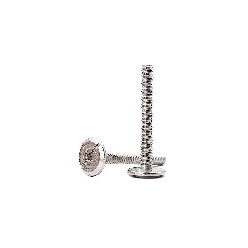binifiMux 1/4"-20 x 2 Inches Hurricane Bolts Combo Sidewalk Bolts