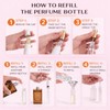 Vilarihor 10ml Mini Perfume Travel Refillable Bottle, Portable Perfume Atomizer,