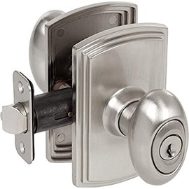 Delaney Hardware 100T-CN-US15-Entrance Canova Knob Entrance, Satin Nickel