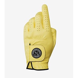 ASHER Men's Premium Canary Golf Glove - Medium (goes on Left Hand)