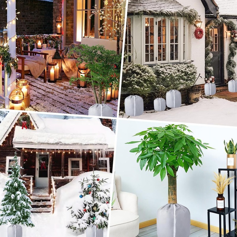 Shyllin Pot Protection Plants Frost Protection Winter 50 x 45