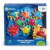 Learning Resources Ocean Wonders Build & Spin, Gears Toy &