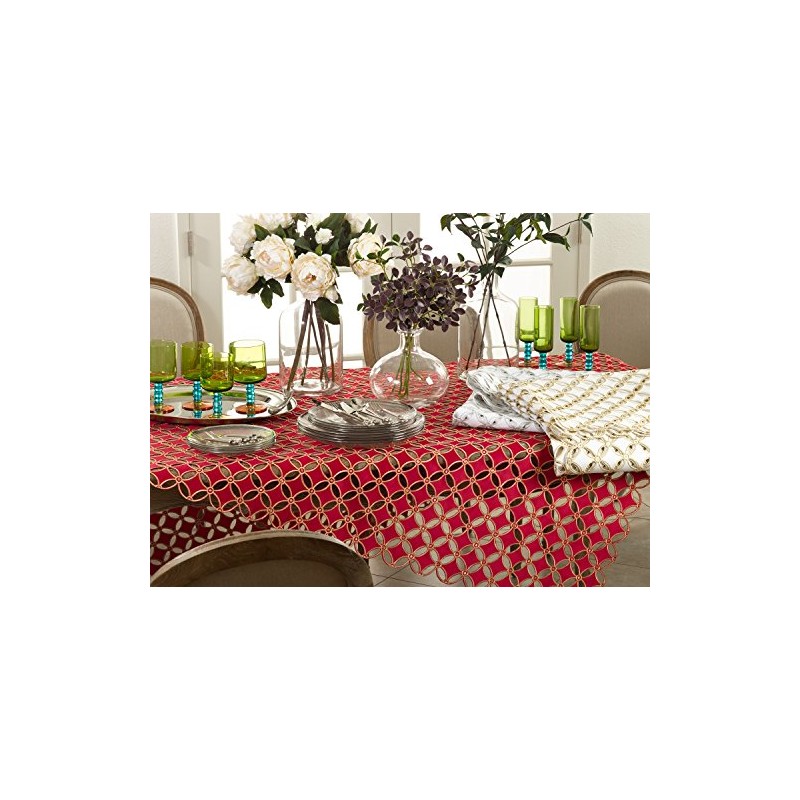Holiday Cutwork Design Table Runner