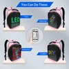 Crelander LED Laptop Backpack, Programmable Travel Backpack For Men And