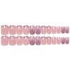 Press On Nails, Pink Glitter Design, Artificial Nail Set