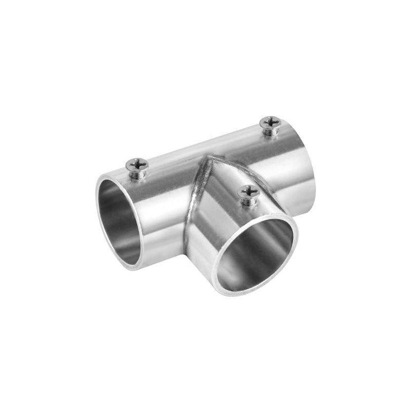 10 Pcs 1" Structural Pipe Fitting, Three Socket T Tube
