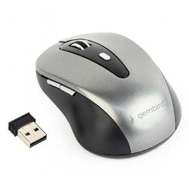 Mouse USB Optical WRL Black/Grey MUSW-4B-04-BG Gembird, One Colour