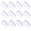 12Pcs 16 Teeth Hair Clip Combs Plastic Hair Side Combs