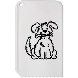 Azeeda 'Dog With Bone' Plastic Ice Scraper (IC00017209)