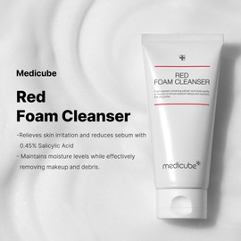 medicube medicube Red Foam Cleanser - Deeply cleanses, remove impurities, control sebum, | Korean Skincare