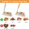 ChromLives Walnut Cracker Nut Cracker Nut Cracker Walnut Tongs with