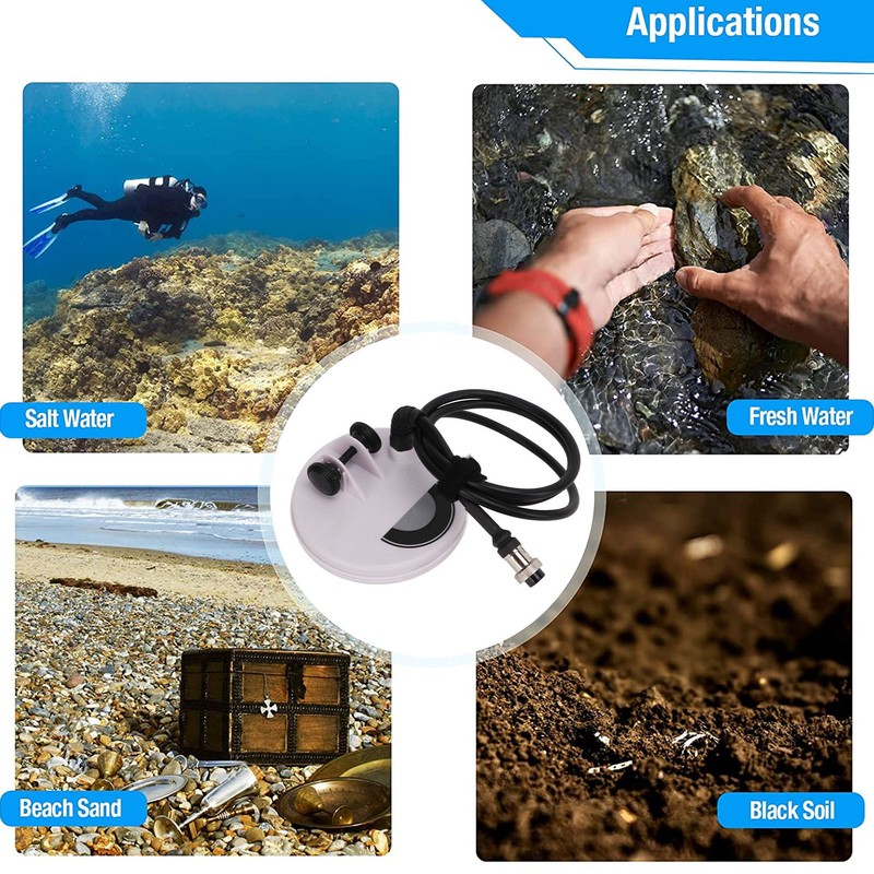 T850 Accessories Underground Metal Detector Waterproof Metal Search Coil for