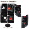 KAMDKI A Pair Tail Light Assembly Fit for 2009-2014 Honda