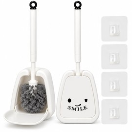 Juego 2 Cepillo para Baño Plegables, Colgante con Base