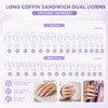 Sandwich Dual Nail Forms 2026 Sandwich Nail Extensions