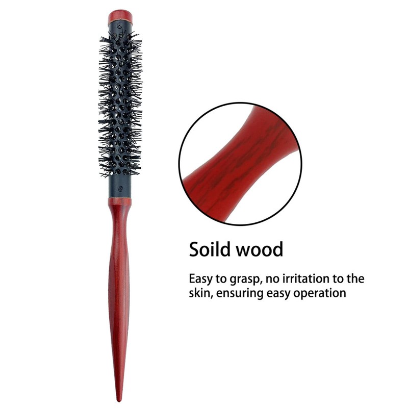 1 Pcs Round Brush, Round Hair Brush Mini Ultra Thin