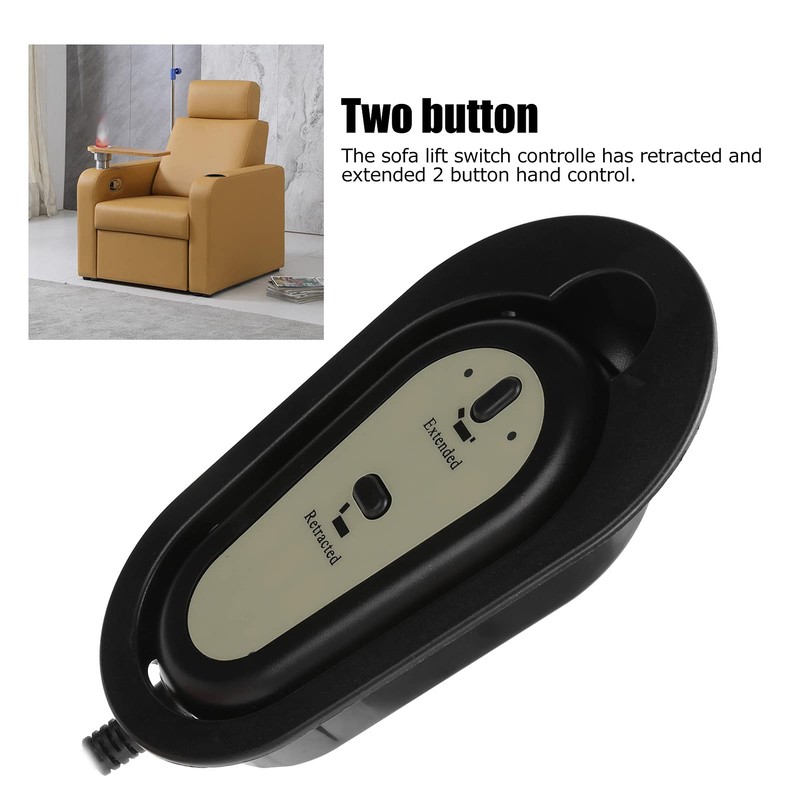 Miskall Remote Lift Chair Replacement, Electric Recliner Remote Control Straight