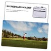 WHAMVOX Plastic Golf Scoreboard Double-Sided Erase-able Whiteboard Compact for On-The-