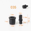 Flushbay 12pcs/6 Pairs Saran Net Fixed Bushing Speaker Small Peg