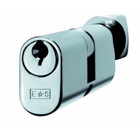 Carlisle Brass CYA72370SC Architectural Oval Cylinder & Turn 70mm Satin, Silver