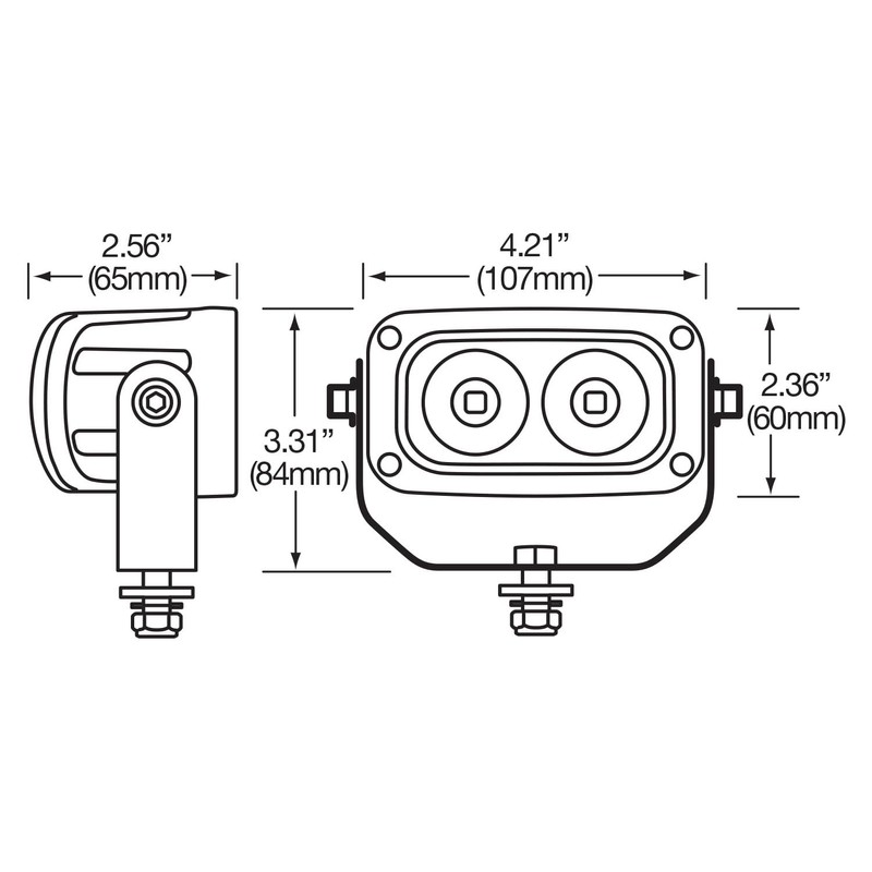 Ultima UT-72364-2 LED Work Lamp, General Lighting and On the
