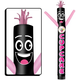 Inflatable Tube Man Wacky Wave Dancer for Outdoor Advertising Promotion Air Dancer - Orange (Blower Not Included)Color: CUPCAKE, Size: 6FT