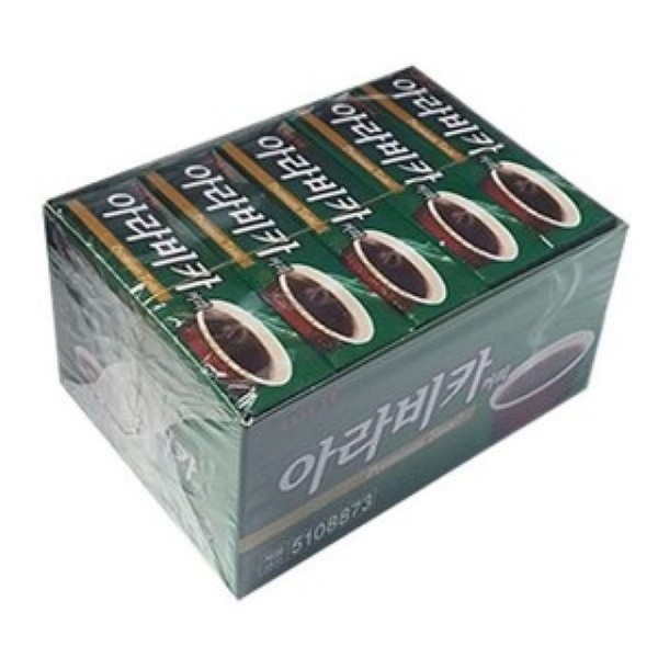 Lotte Arabica Coffee Gum 26g x 15 Count 아라비카